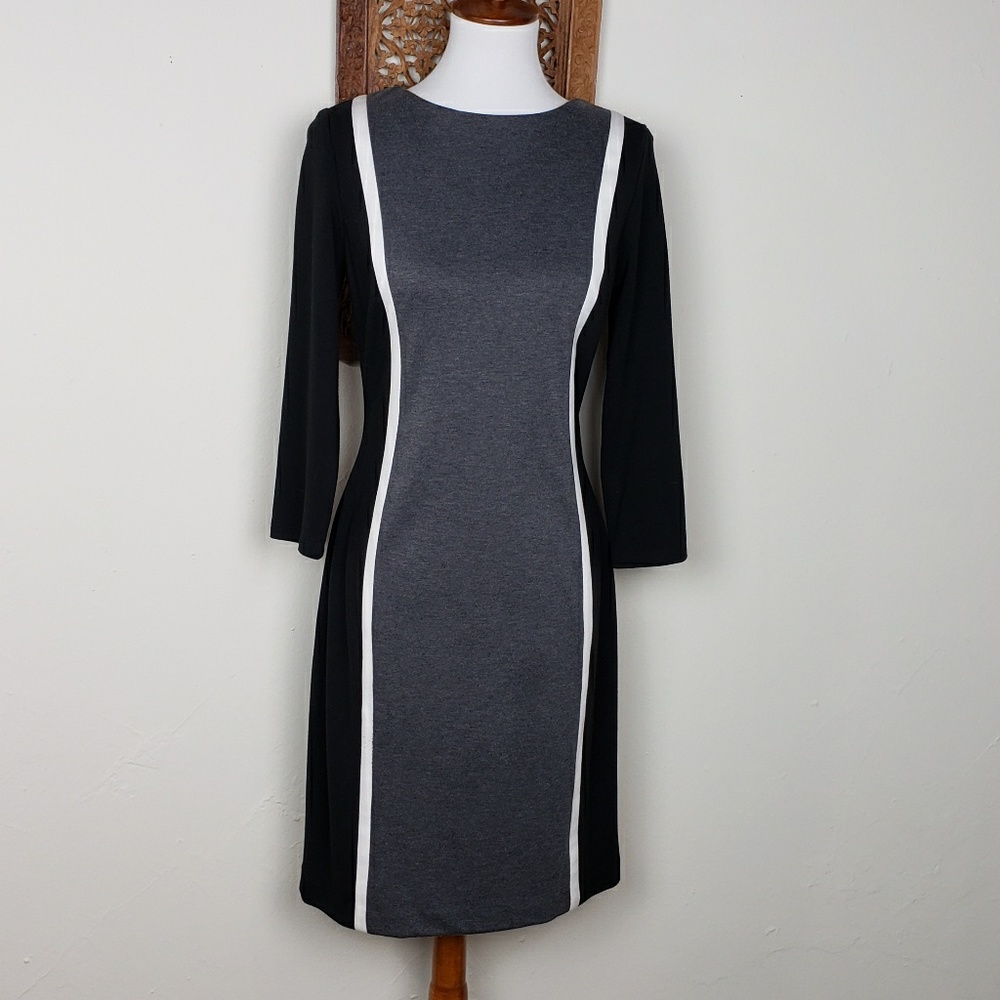 Chaps color block dress